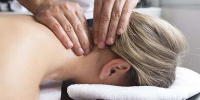 massagem no pescoço para osteocondrose cervical
